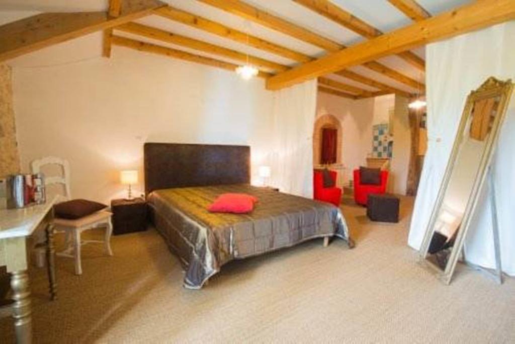 Auberge du Canabal Lauzerte Bagian luar foto