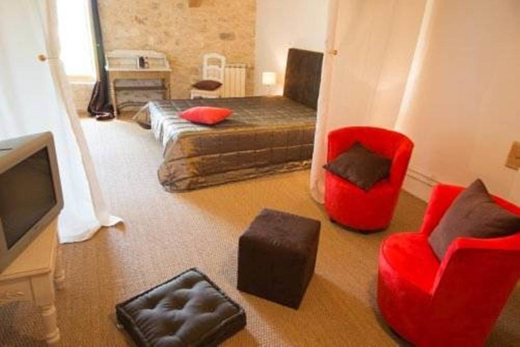 Auberge du Canabal Lauzerte Bagian luar foto