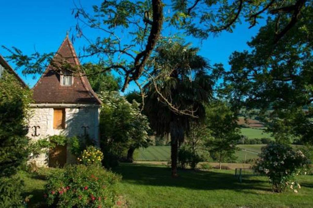 Auberge du Canabal Lauzerte Bagian luar foto